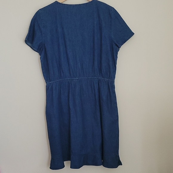 J.crew cambray Dress mercantil size L - Picture 4 of 9